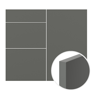 Jysk Køkkenrenovering - grå låge